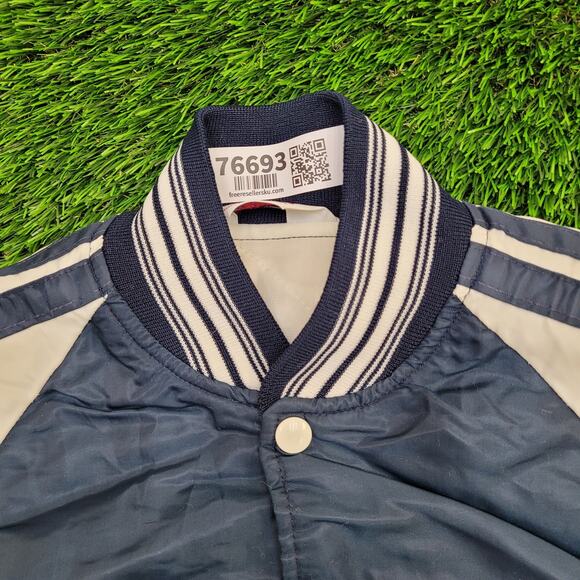 Vintage UMass Lowell Band Varsity Letterman Jacket Small 21x24 Satin 70s 80s - Picture 10 of 10